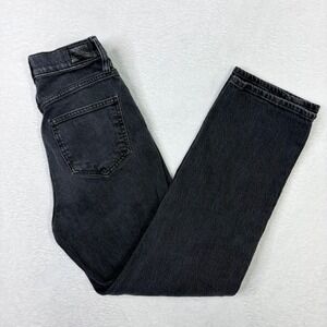 BDG Urban Outfitters Stretch Cowboy Jean High Rise Straight Leg Washed Black 29